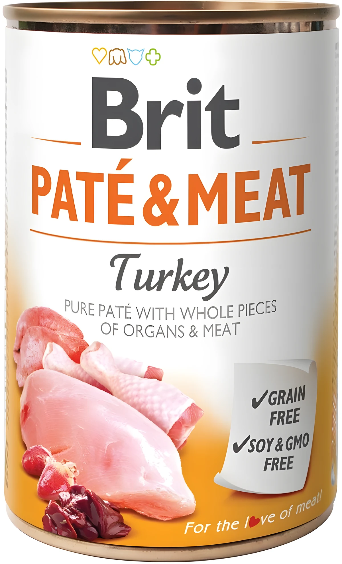 BRIT PATÉ & MEAT z indykiem - 400 g puszka