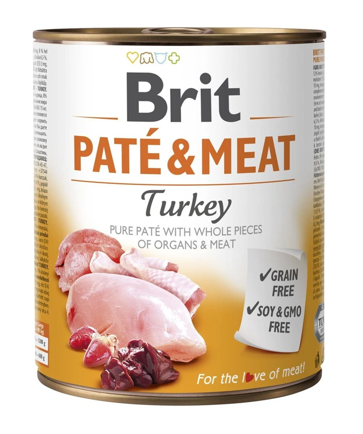 BRIT Patę & Meat z Indykiem - 800 g