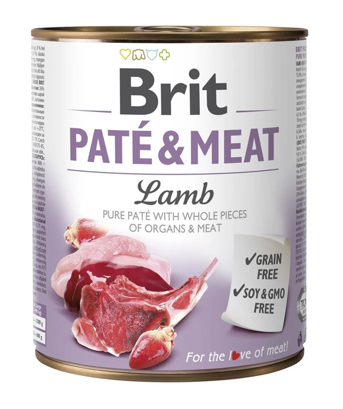BRIT Patę & Meat z Jagnięciną - 800 g