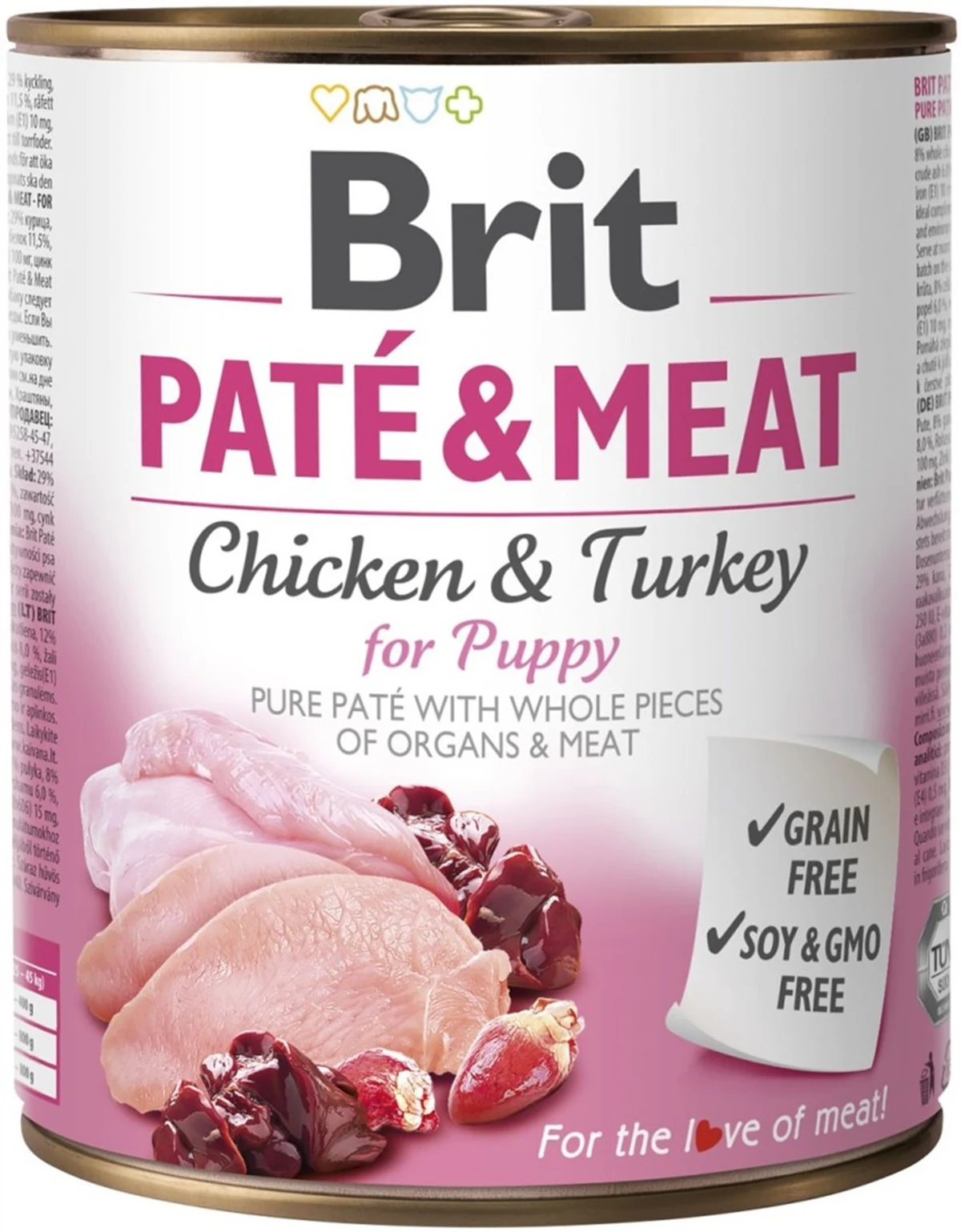 BRIT Patę & Meat z Kurczakiem - 800 g