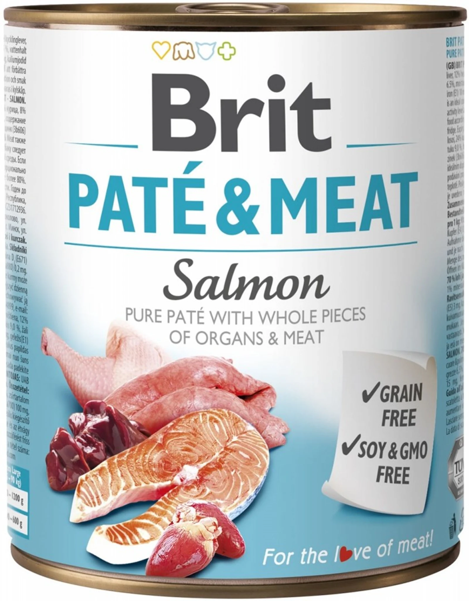 BRIT Patę & Meat z łościem - 800 g
