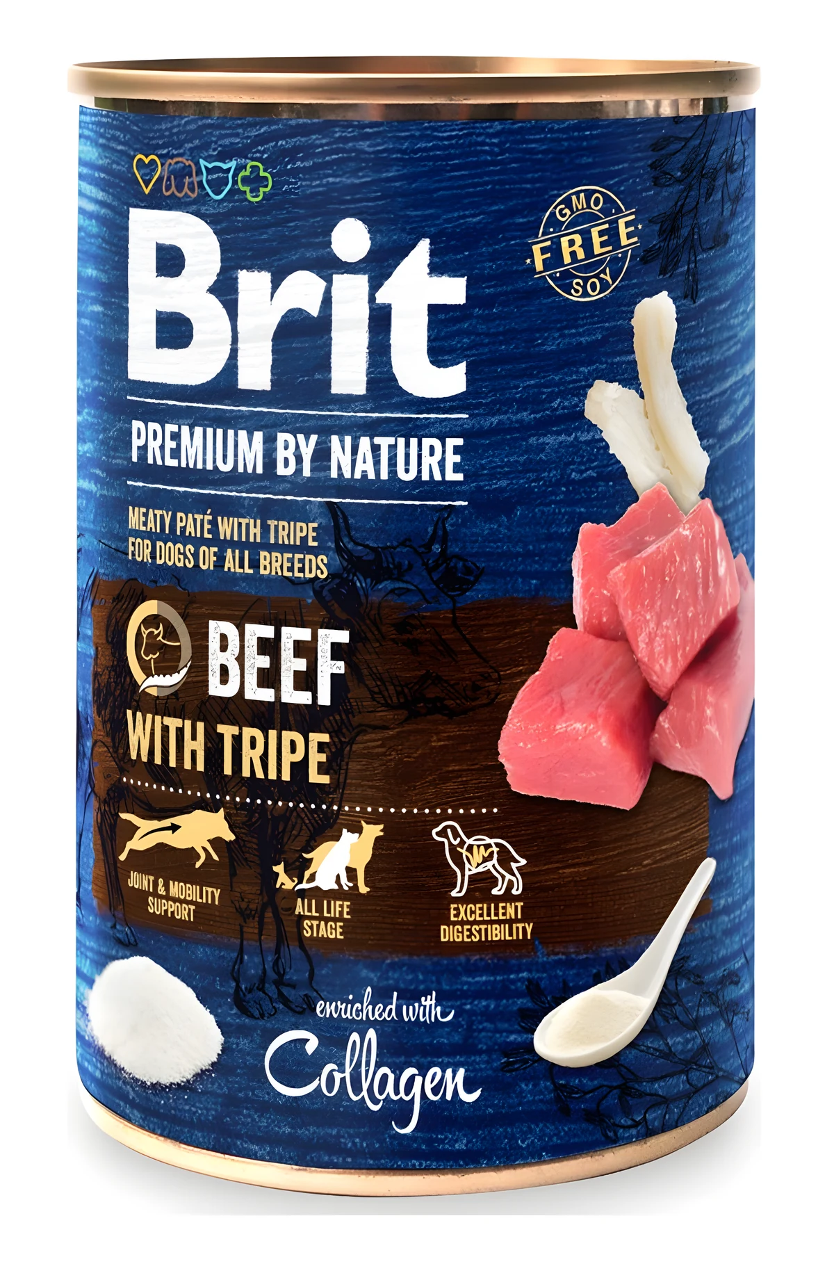 BRIT Premium by Nature Beef with Tripe - 400 g