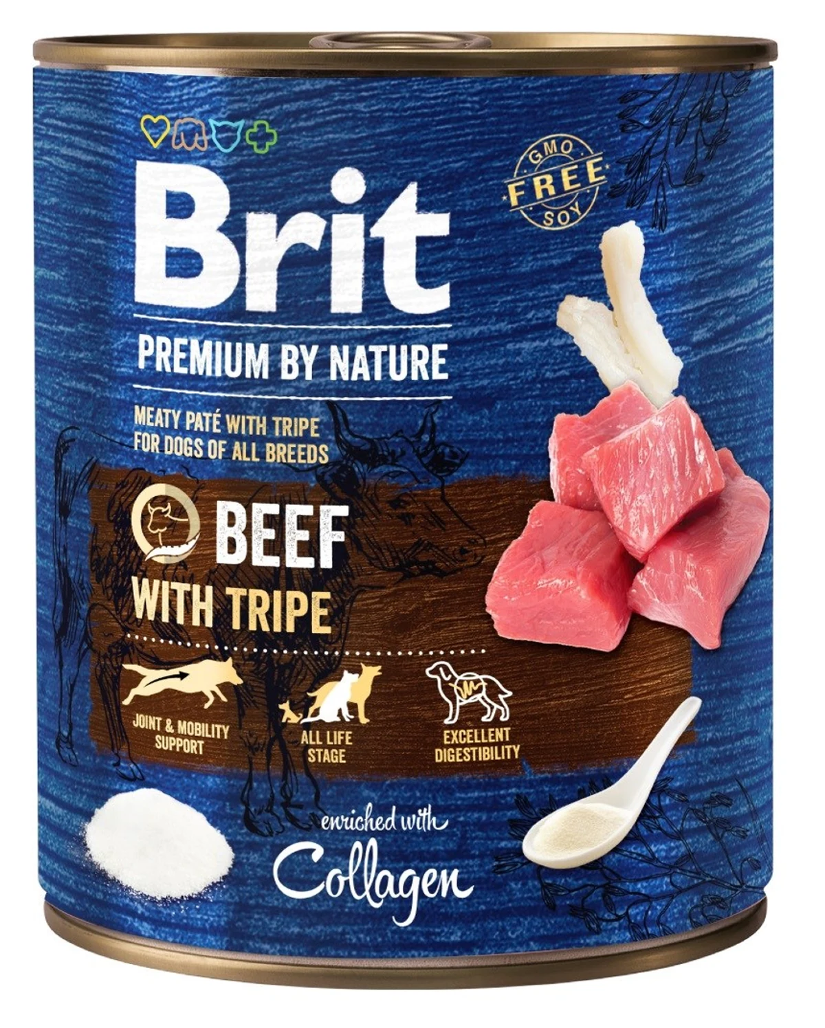 BRIT Premium by Nature Beef with Tripe - 800 g