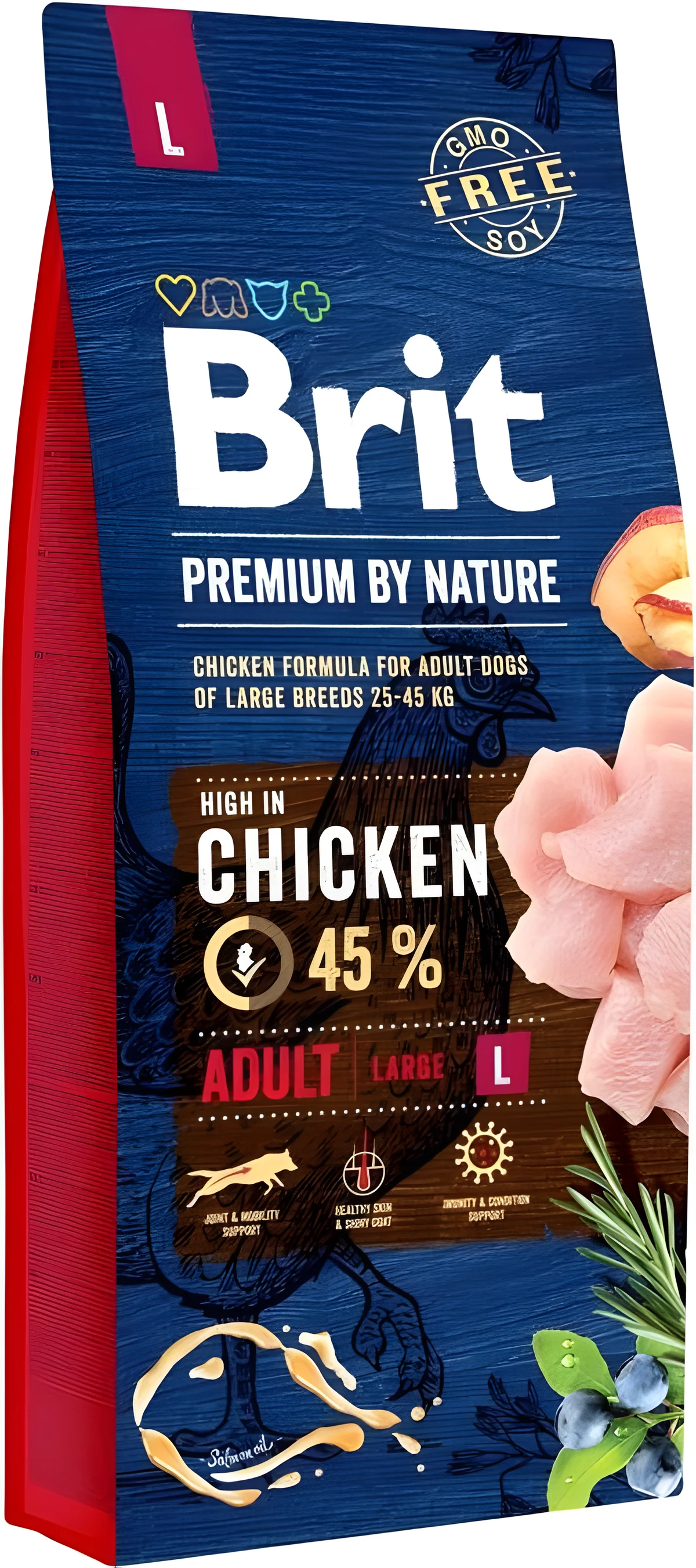 BRIT PREMIUM BY NATURE Junior L Sucha Karma 15 kg