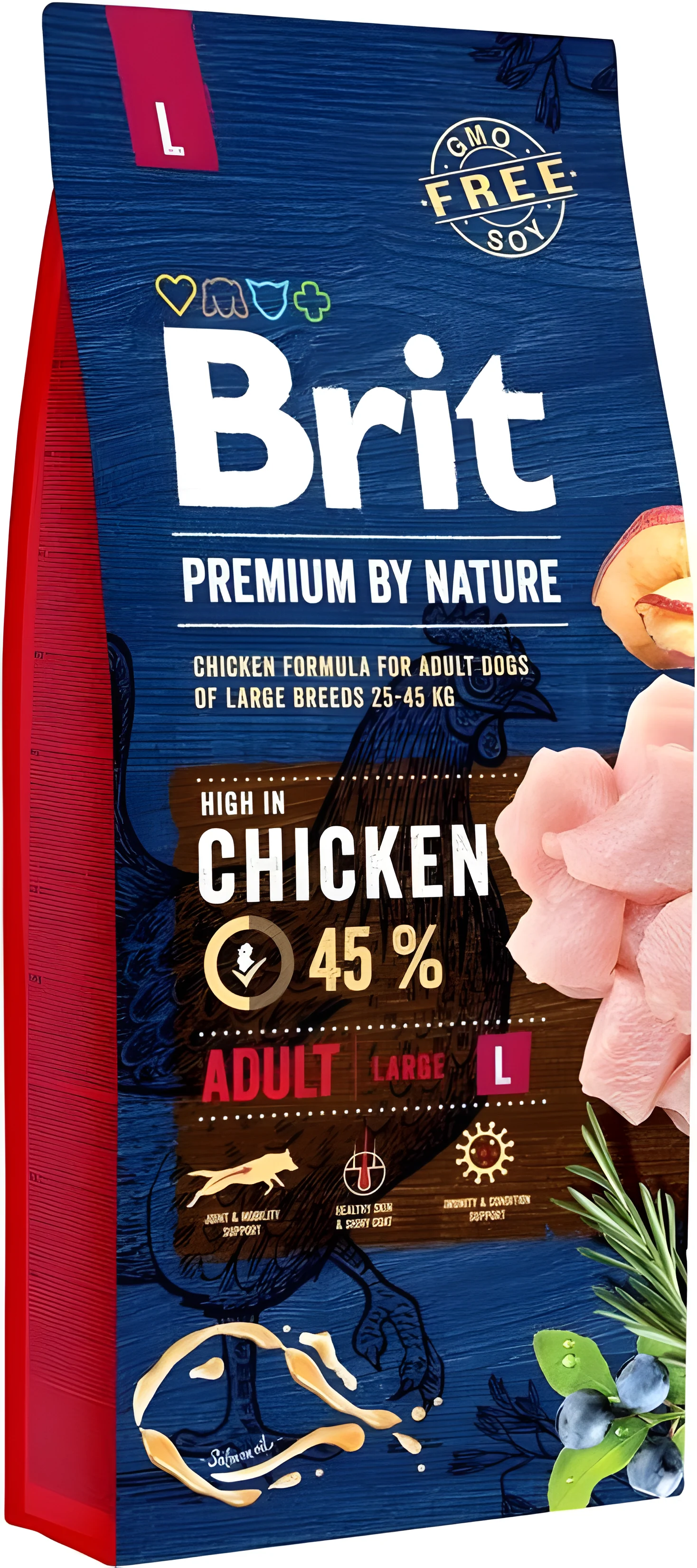 BRIT PREMIUM BY NATURE Junior L Sucha Karma 15 kg