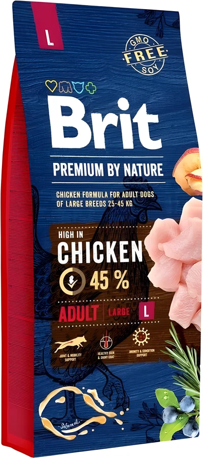 Sucha karma BRIT PREMIUM Junior dla szczeniąt 15 kg