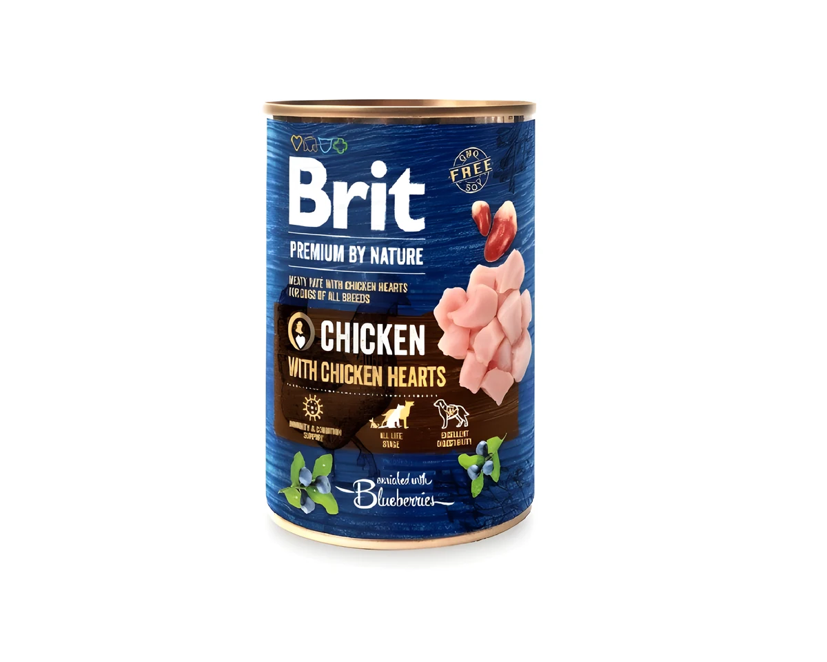BRIT Premium By Nature Kurczak i serca - 400 g