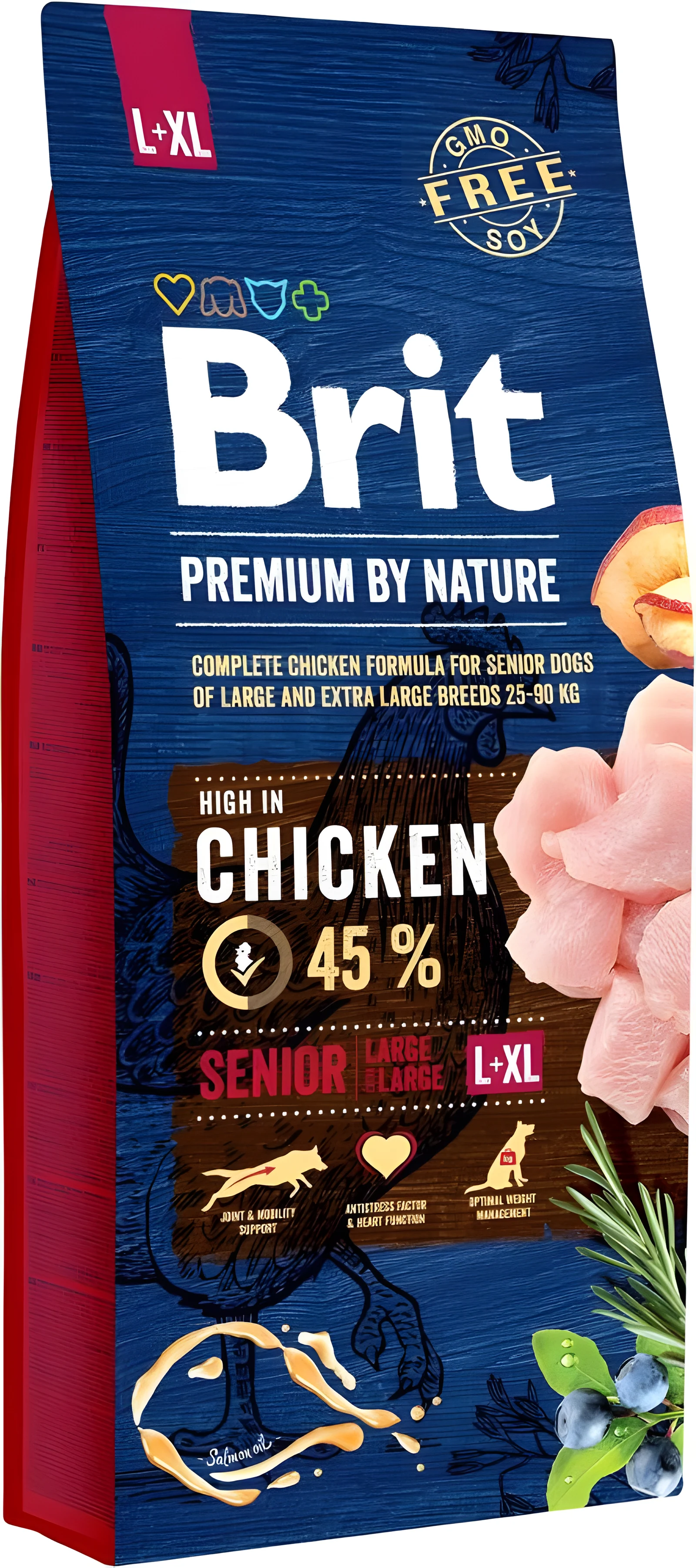 BRIT PREMIUM BY NATURE Senior L-XL - 15 kg