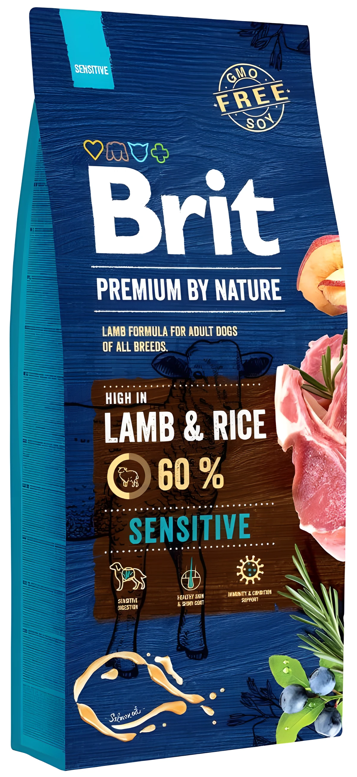 BRIT Premium By Nature Sensitive Lamb & Rice - 15 kg