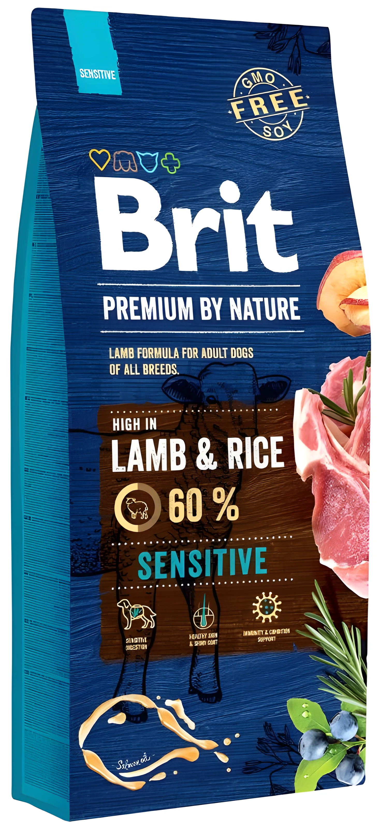 BRIT Premium By Nature Sensitive Lamb & Rice - 15 kg