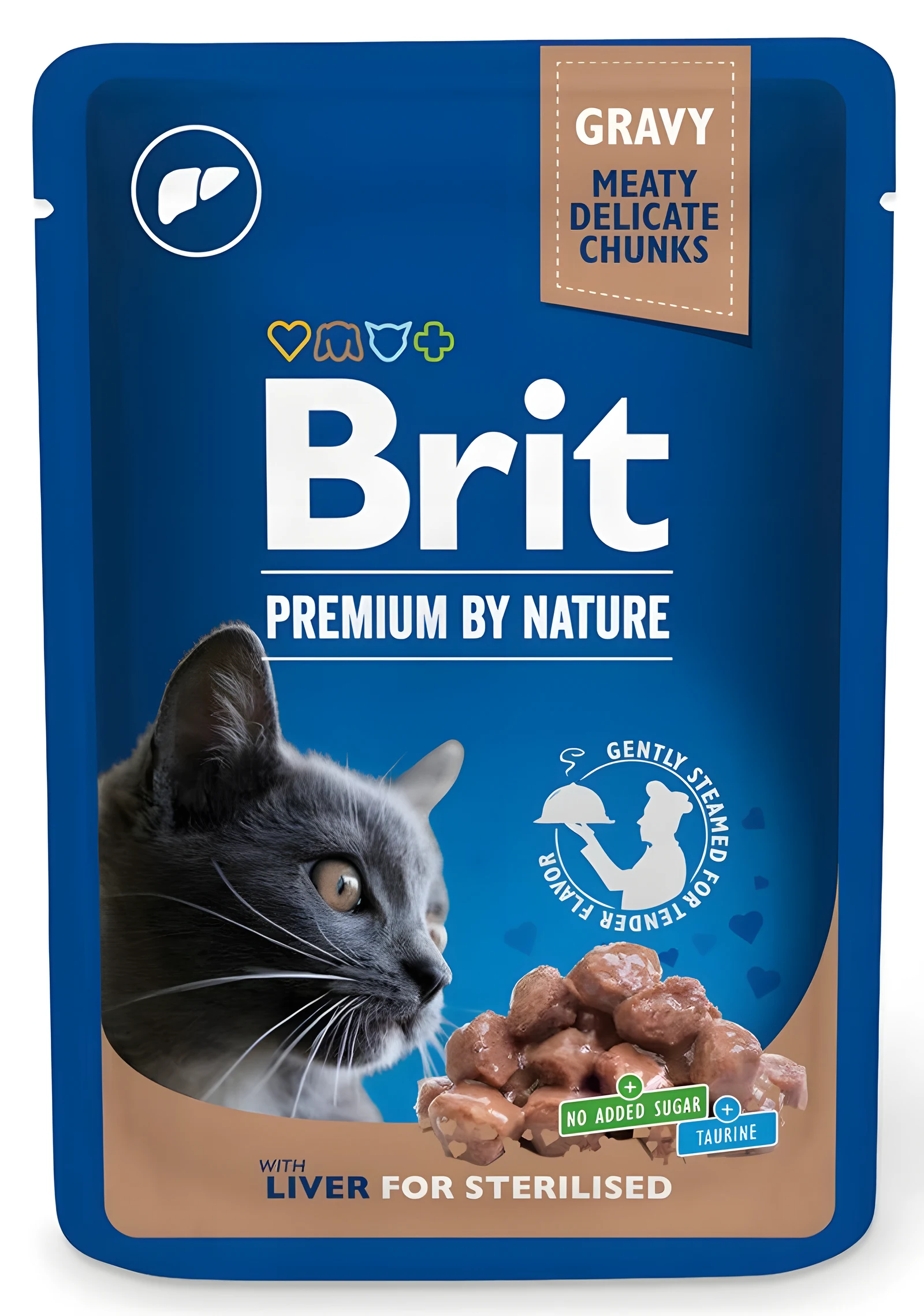 BRIT Premium Cat Liver Sterilised - 100 g