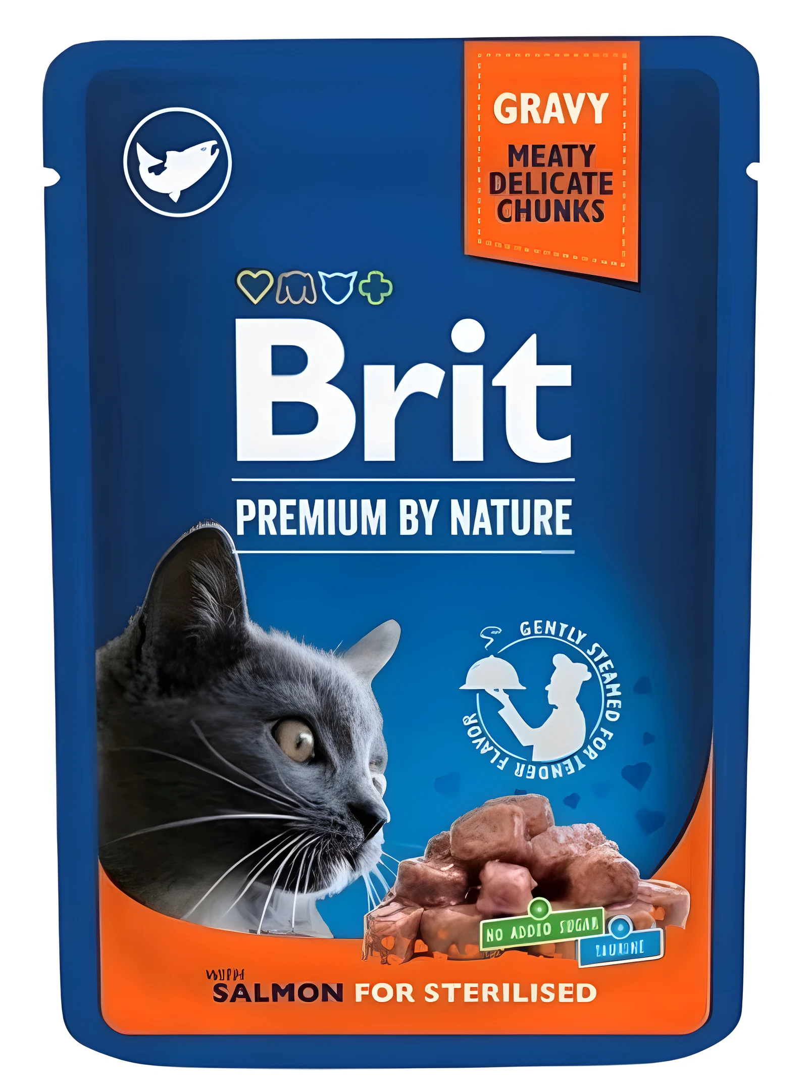 BRIT Premium Cat Salmon Sterilised - 100 g