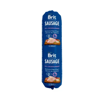BRIT Premium Sausage Chicken Rabbit 800g