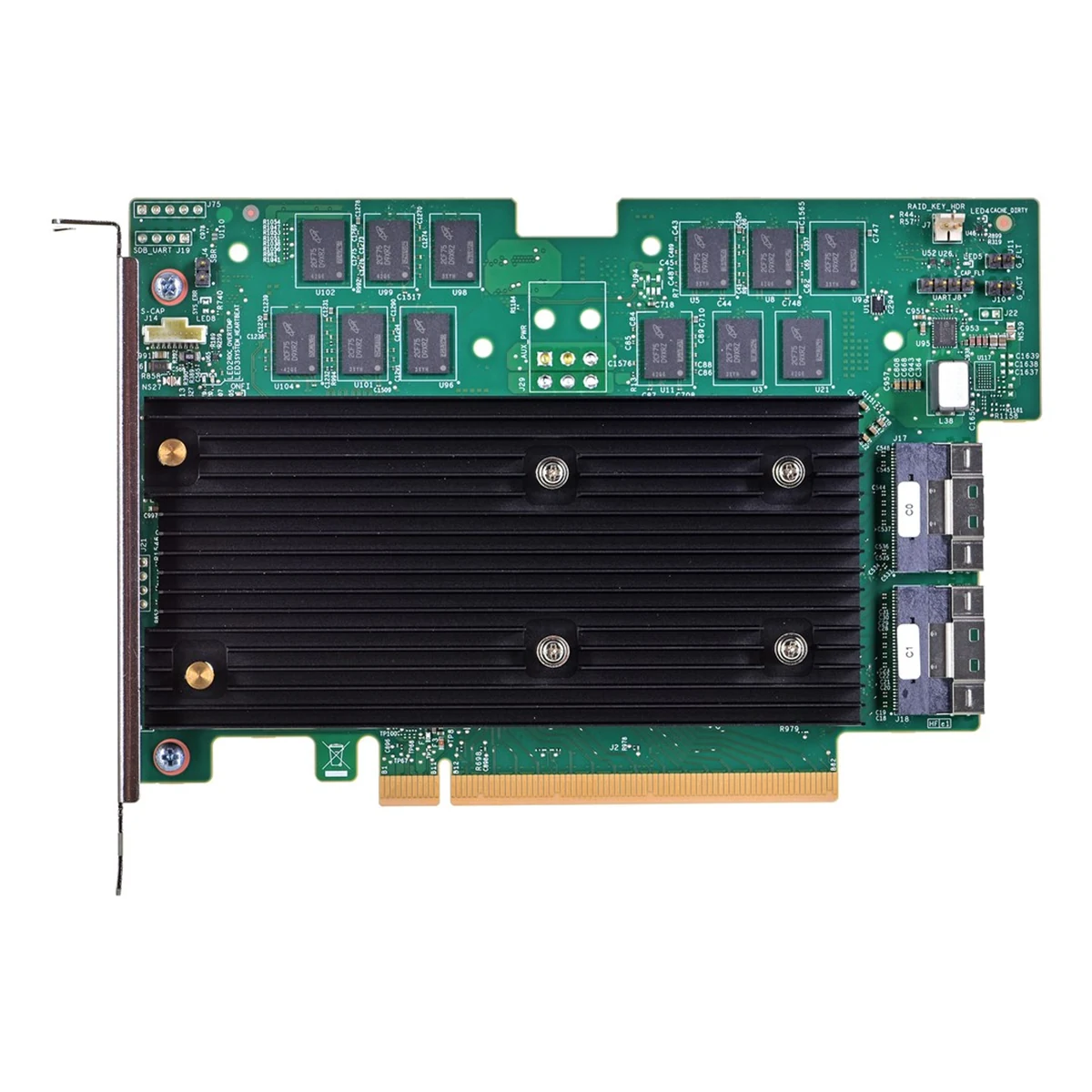 Kontroler RAID Broadcom MegaRAID 9670W-16i 24Gb/s 8GB PCIe 4.0