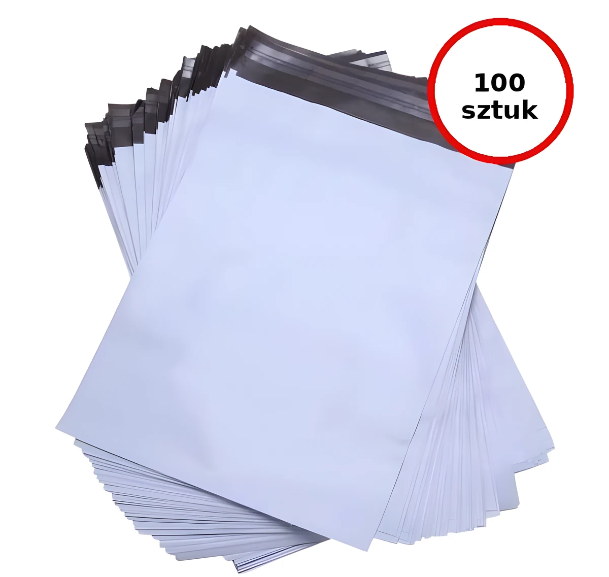 BSTech Foliopak Koperta C4 50mic 100szt Biały