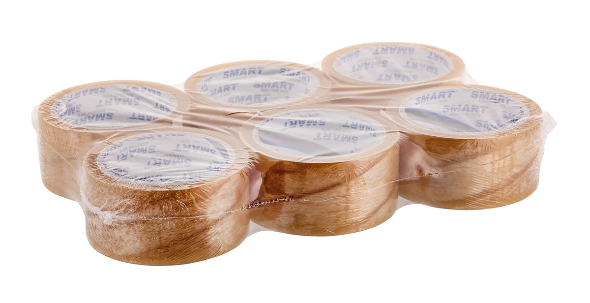 BSTech taścma klejąca Solvent Transparent 48mmx66m 6 szt