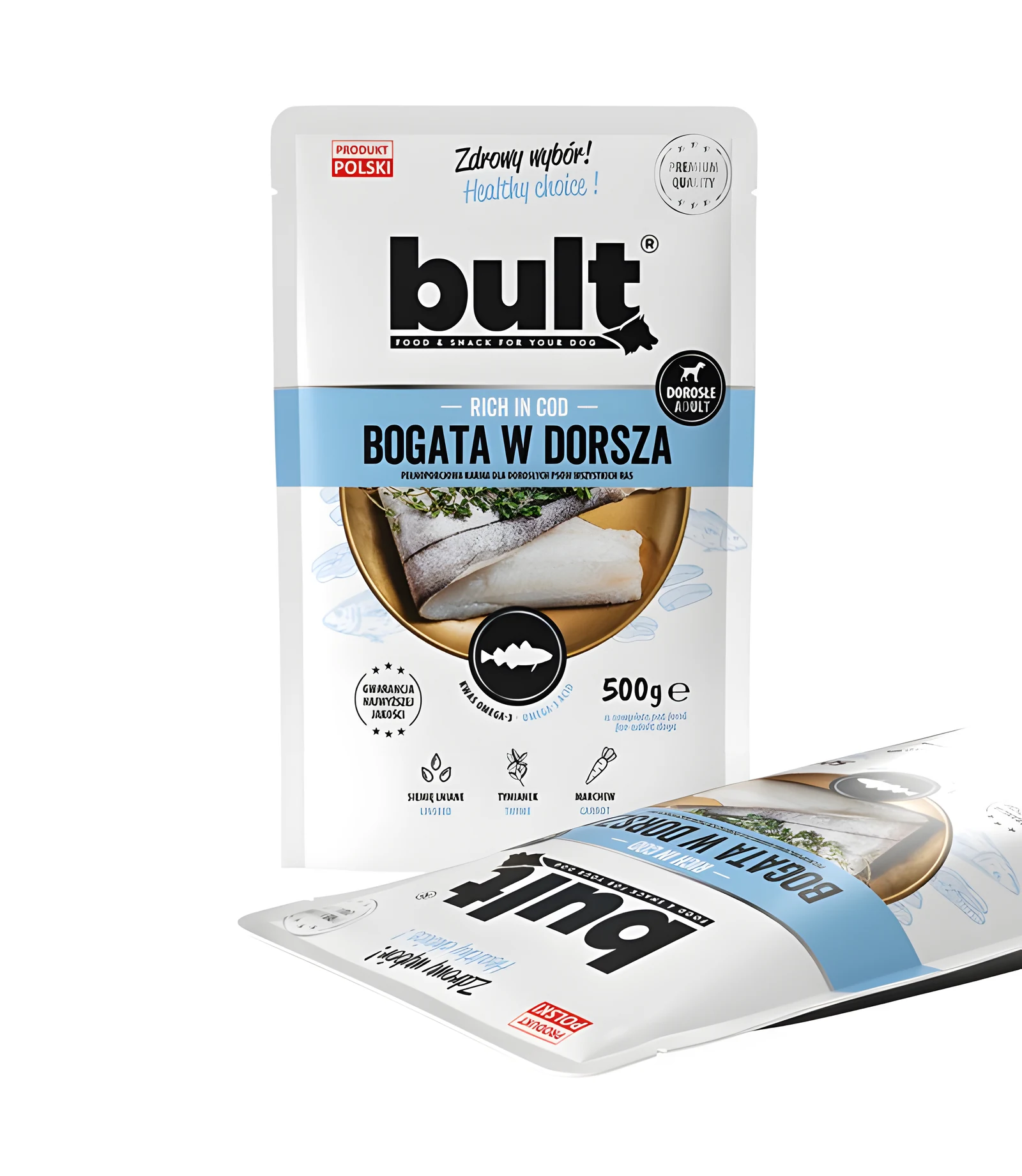 BULT mielonka bogata w dorsza saszetka 500g