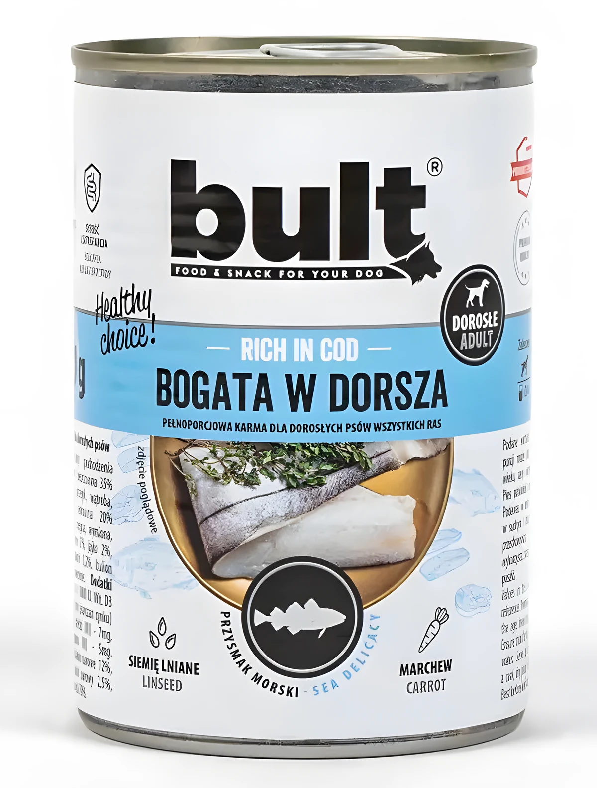 BULT Puszka bogata w dorsza 800g