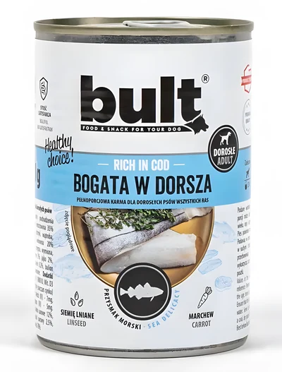 Karma mokra BULT Dorsz 800g