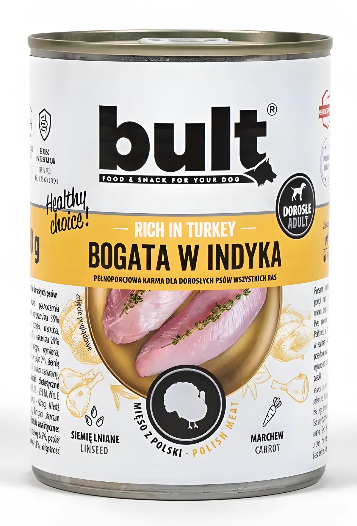 BULT Puszka bogata w indyka 800g