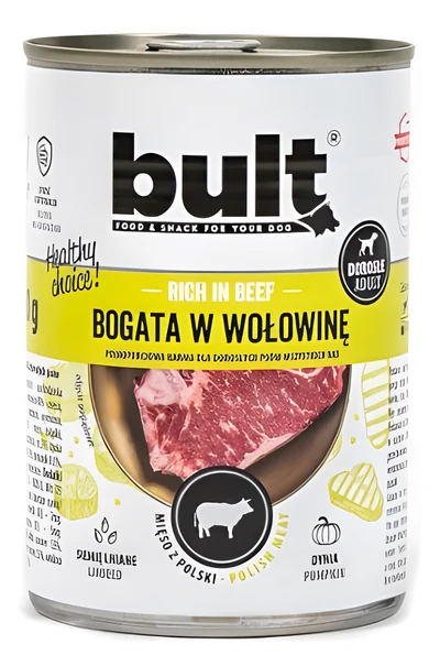 Mokra karma dla psa BULT z wołowiną 800g