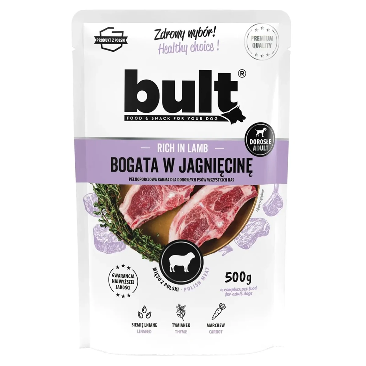 BULT saszetka mielonka bogata w jagnięcinę 500g