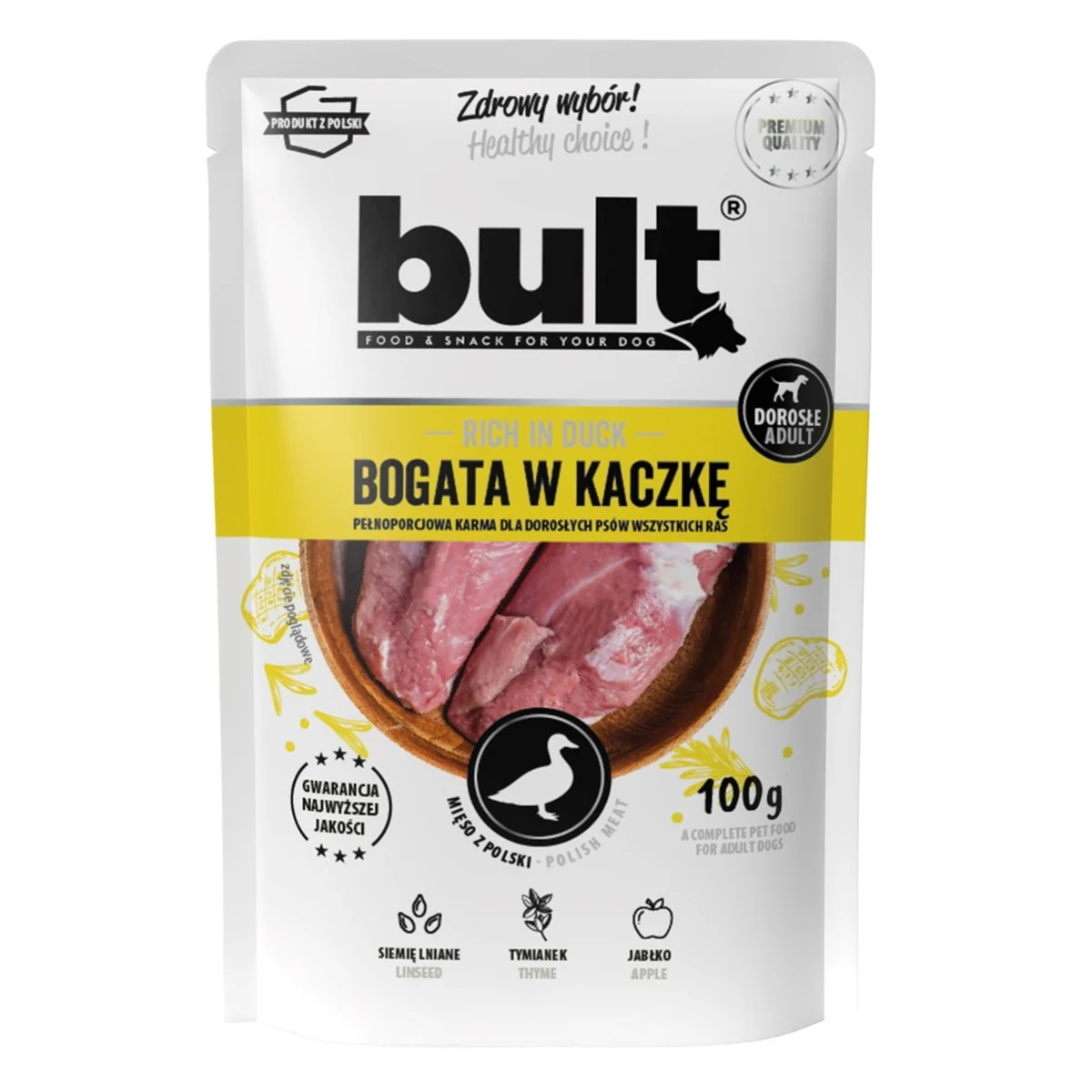 BULT Saszetka mielonka bogata w kaczką 100g
