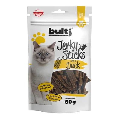 Przysmak dla kota BULTI Jerky Sticks z kaczką 60g