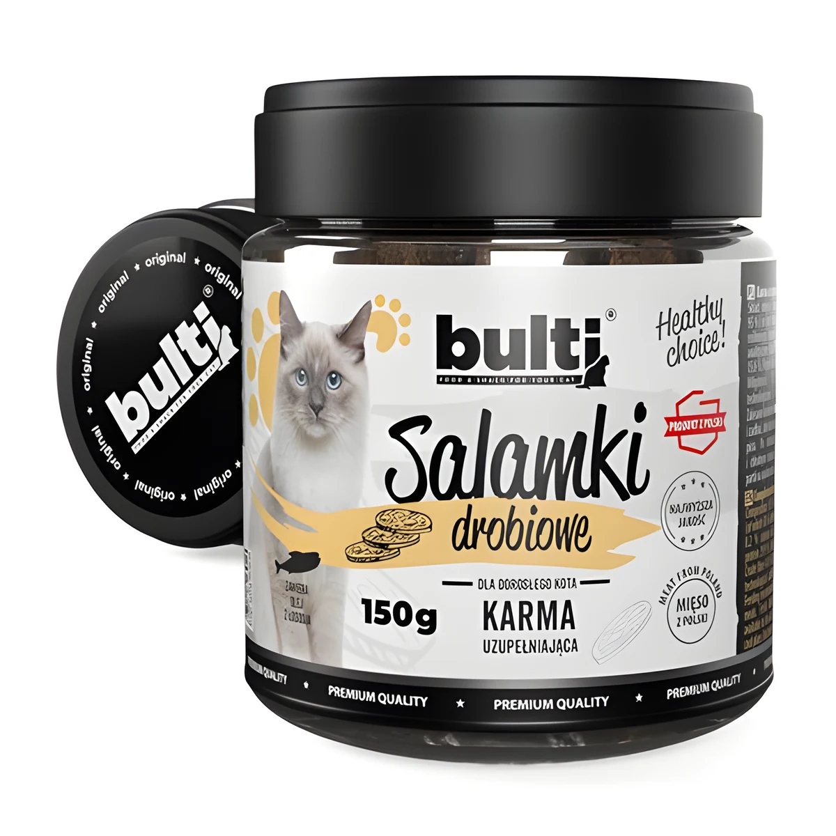 BULTI Salamki drobiowe 150g dla kota