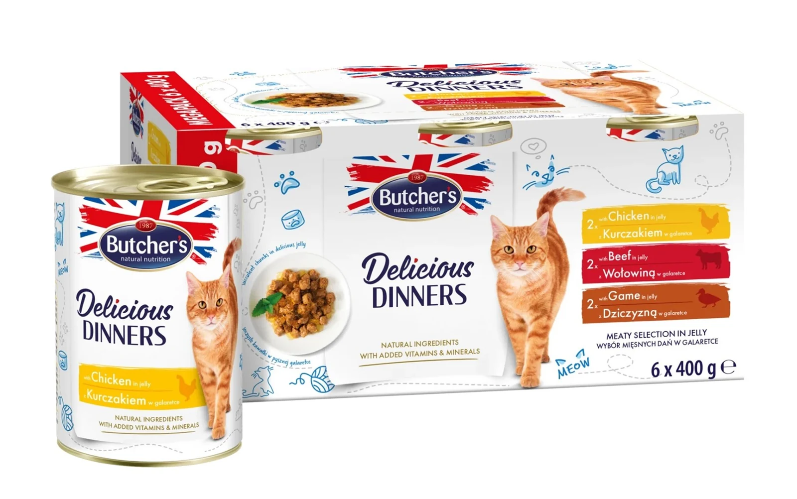 Butcher's Delicious Dinners 6 x 400g Megapack