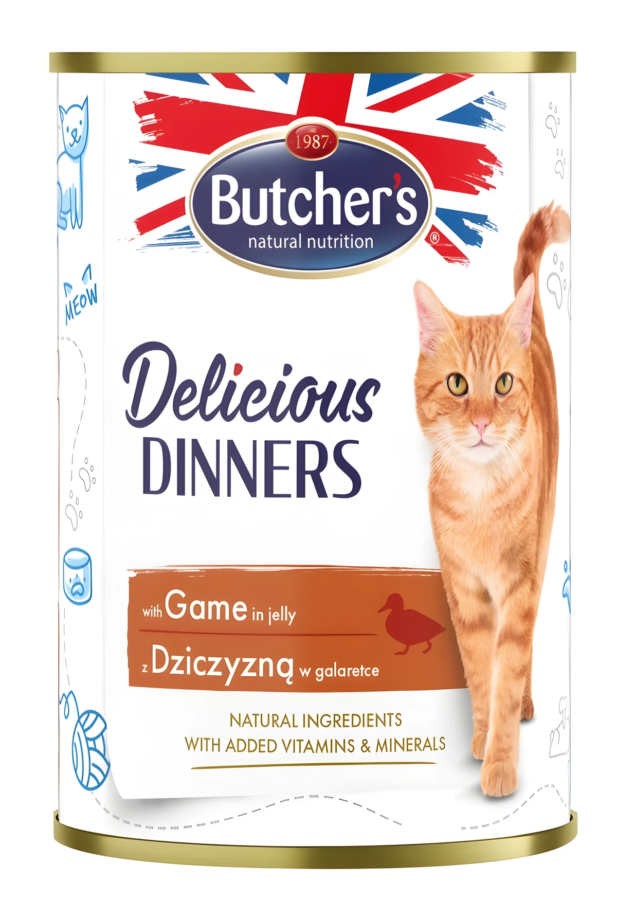 BUTCHER'S Delicious Dinners - Kawałki z dziczyznę - 400 g