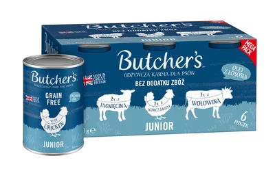 Karma mokra dla szczeniąt Butcher's Original Junior 6 x 400g