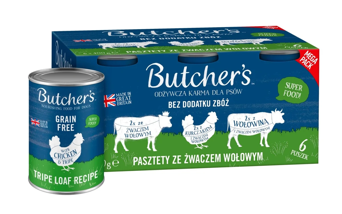 Butcher's Original Tripe megapack 6 x 400g