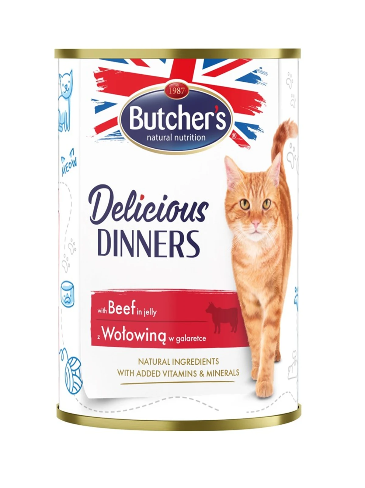 BUTCHER'S Wołowina 400 g - Mokra Karma