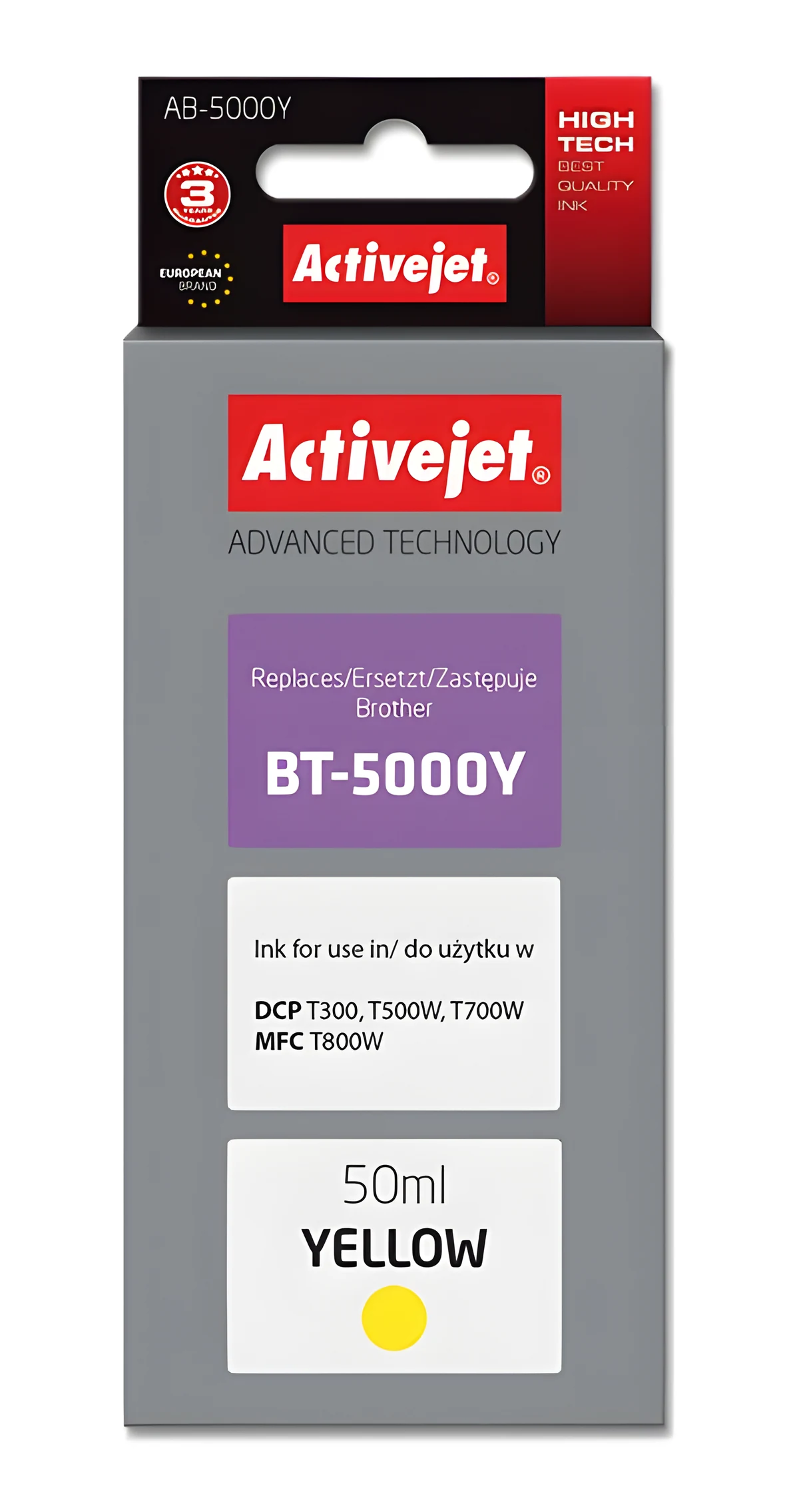 Buteleczka z tuszem Activejet AB-5000Y do Brother