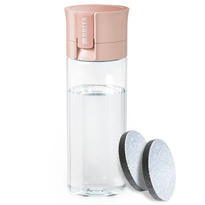 Butelka filtrująca Brita Vital pastelowa brzoskwinia 600 ml z 2 filtrami