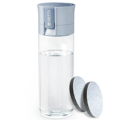 Butelka filtrująca Brita Vital, pastelowy błękit, 600 ml, z 2 filtrami