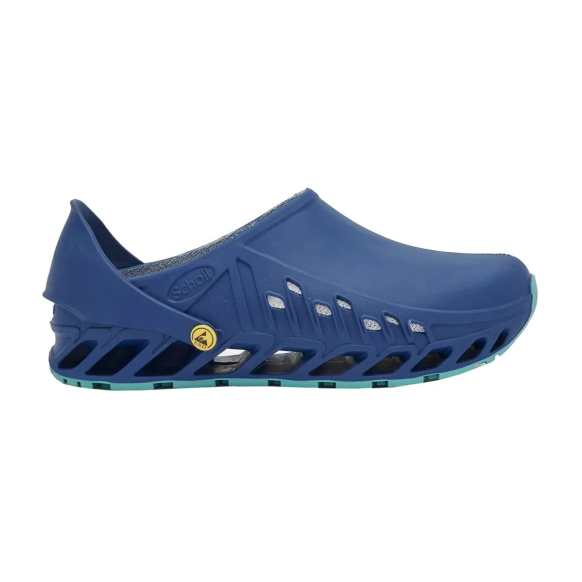 Buty Evoflex Scholl Granatowe 4 cm Obcas