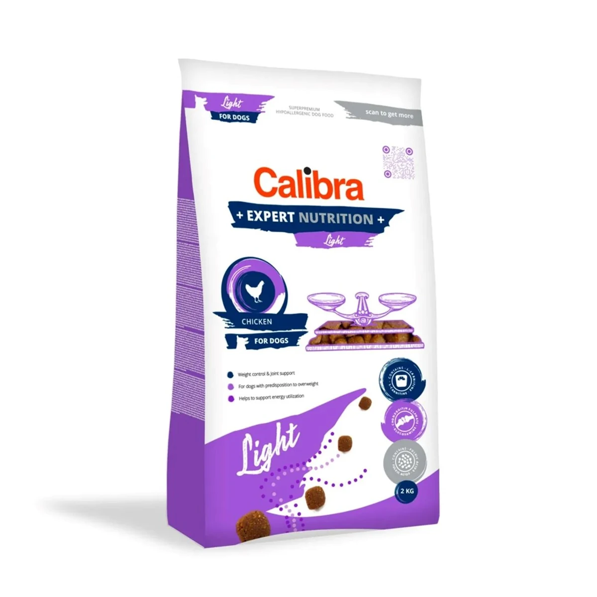 CALIBRA DOG Expert Nutrition light 2kg - Sucha Karma Psa