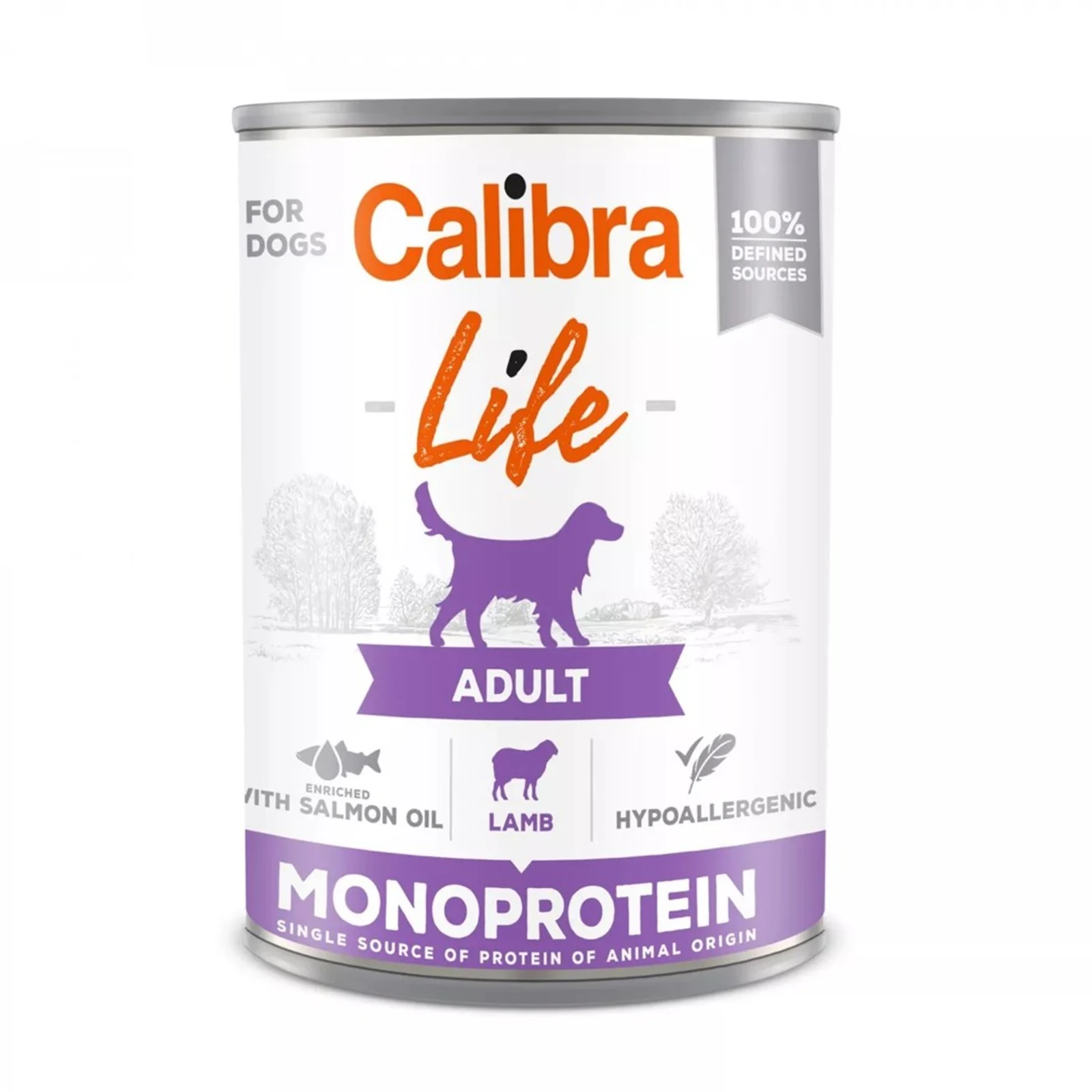 CALIBRA DOG LIFE ADULT LAMB- 400G Mokra Karma