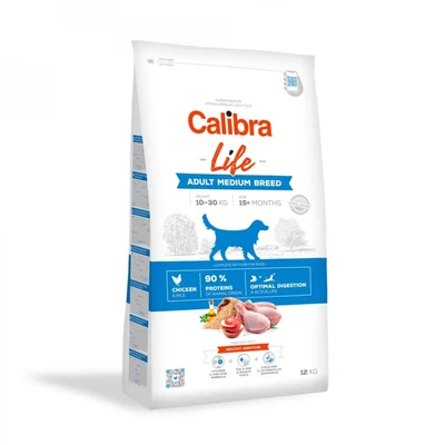 Karma sucha dla dorosłych psów średnich ras Calibra Adult Medium Breed z kurczakiem 12kg