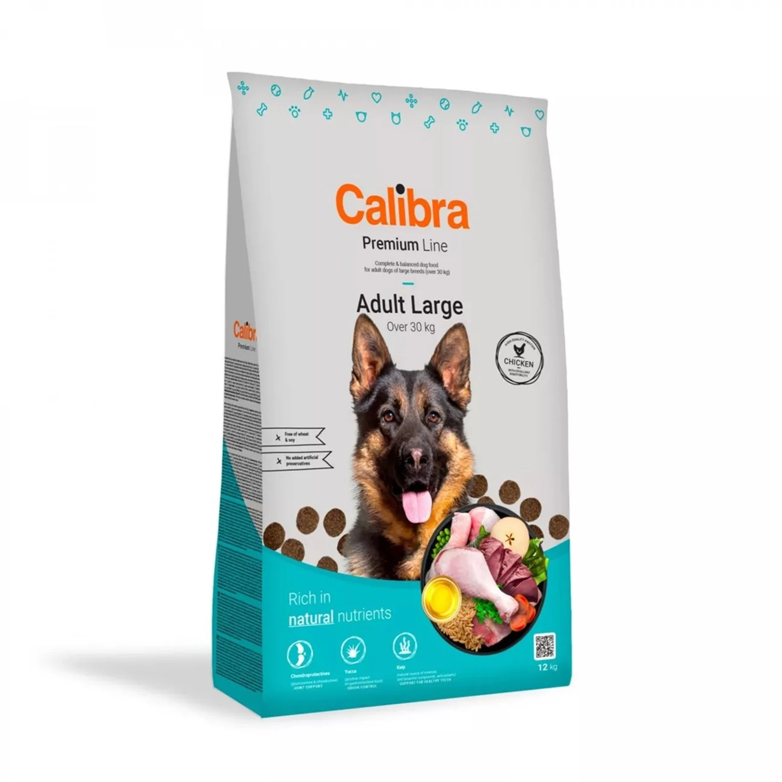 CALIBRA DOG PREMIUM Adult Large kurczak 12 kg