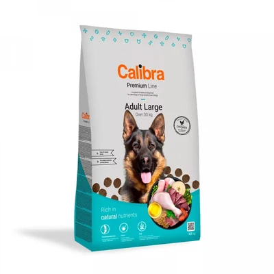 Karma sucha dla dorosłych psów dużych ras Calibra Premium Adult z kurczakiem 12 kg