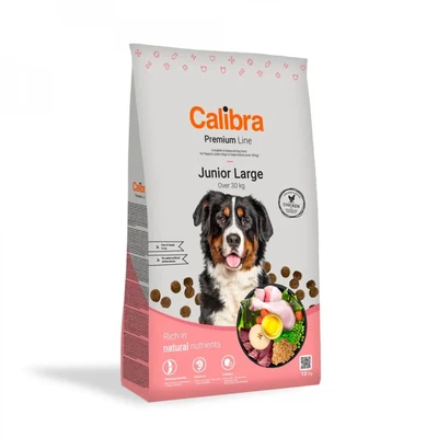 Karma sucha dla szczeniąt dużych ras CALIBRA DOG Premium Junior 12kg