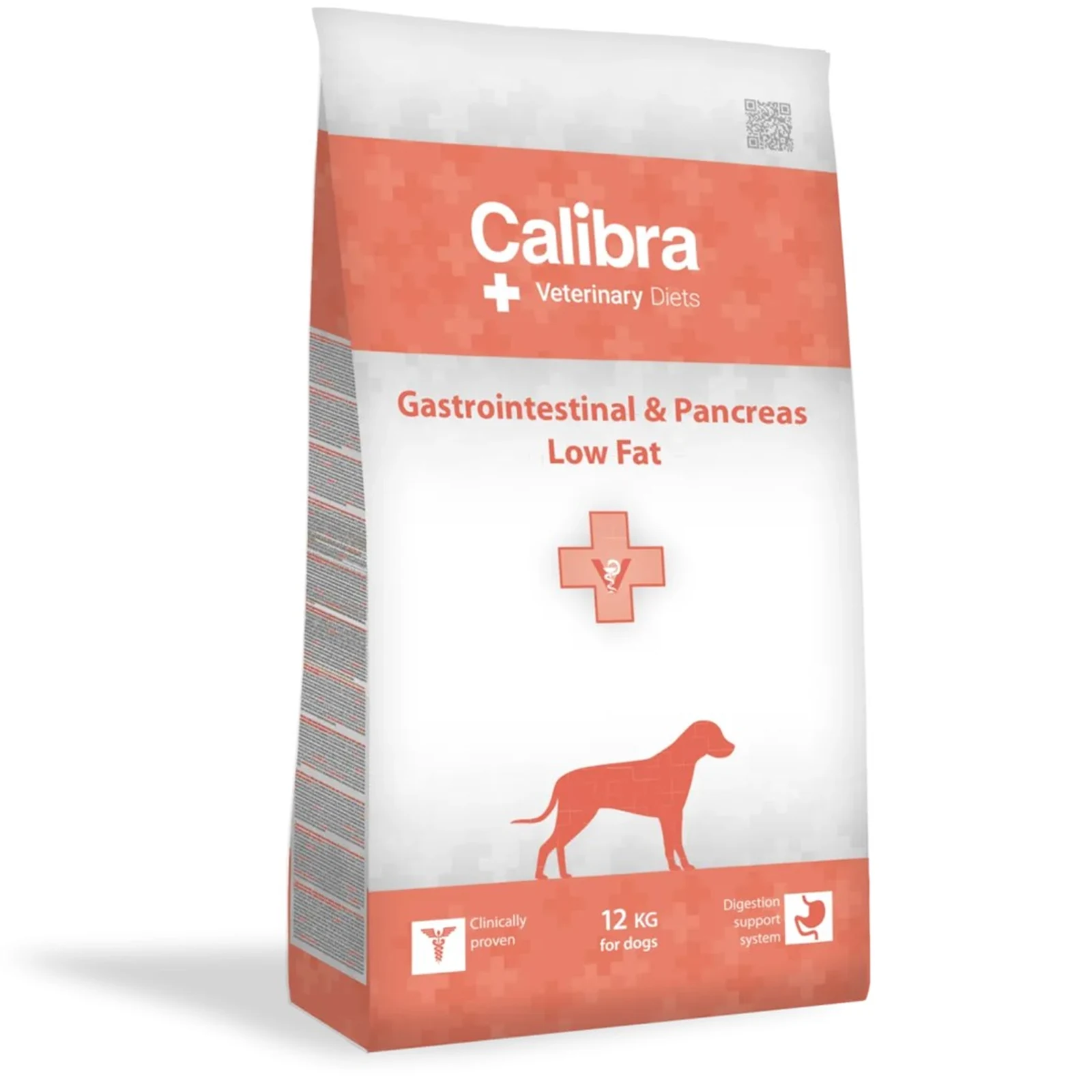 Karma sucha dla psa Calibra GastroIntestinal & Pancreas, niskotłuszczowa, 12 kg