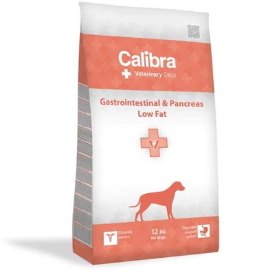 Karma sucha dla psa Calibra GastroIntestinal & Pancreas, niskotłuszczowa, 12 kg