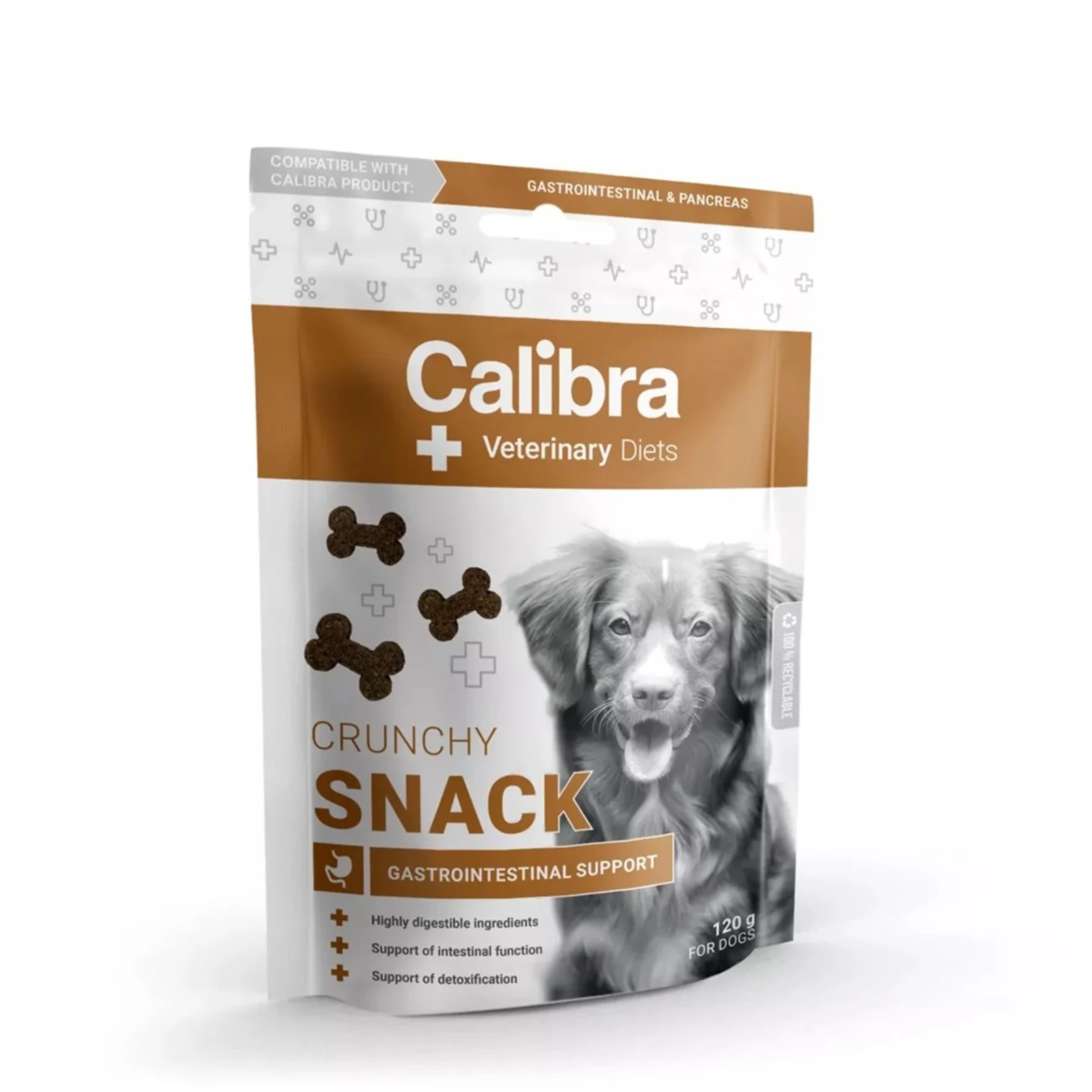 CALIBRA VD DOG CRUNCHY SNACK GASTROINTESTINAL 120G
