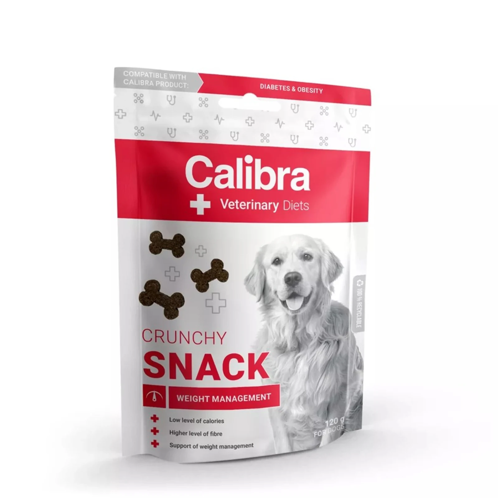 CALIBRA VD DOG CRUNCHY SNACK WEIGHT MANAGEMENT 120G