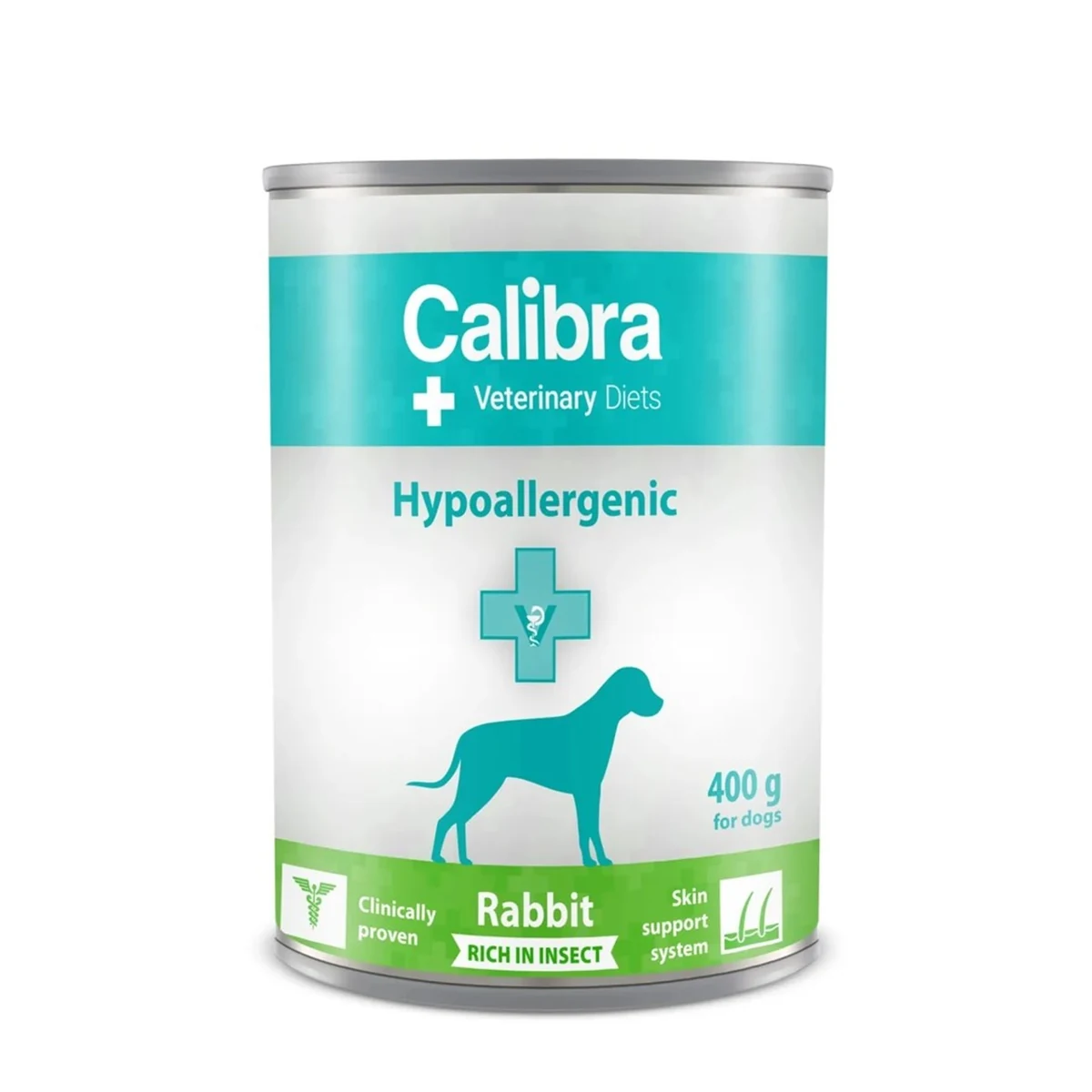 Hipoalergiczna karma mokra dla psa Calibra VD z królikiem i owadami 400g