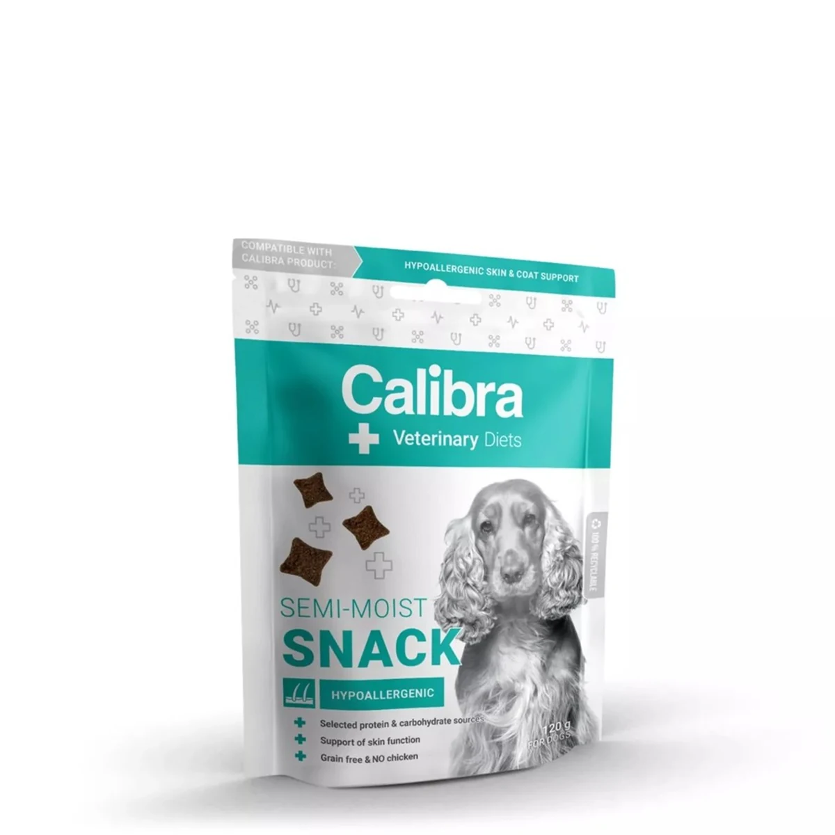 Przekąska hipoalergiczna dla psów CALIBRA VD Dog Semi-Moist Snack 120g